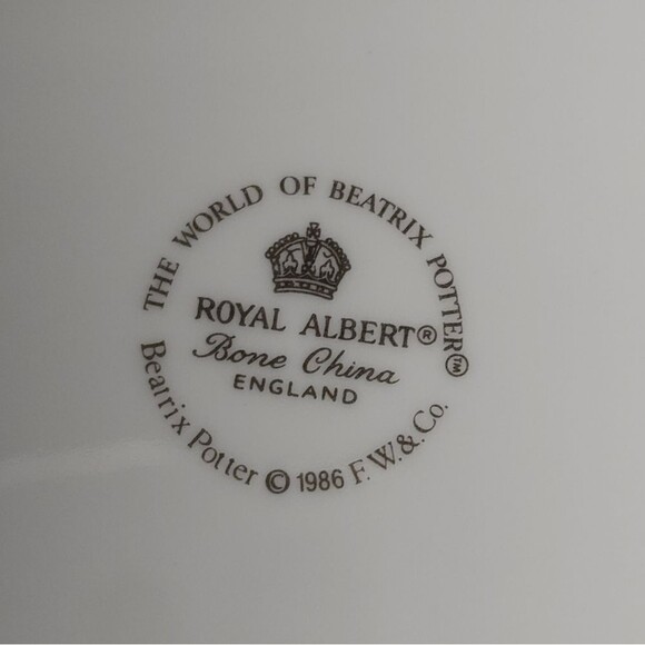 World Of Beatrix Potter Mr Jeremy Fisher Hunka Munca England Royal Albert Set - Picture 8 of 8